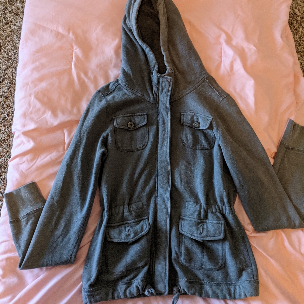 Gray hoodie